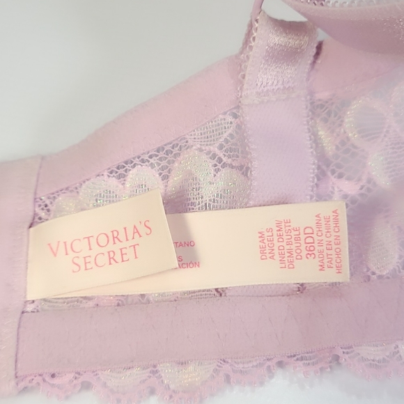 Victoria's Secret Dream Angles Bra Lt. Pink 36DD - Picture 3 of 4